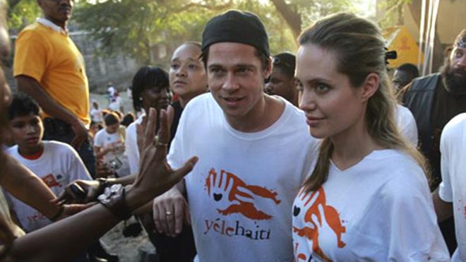 Brad Pitt and Angelina Jolie